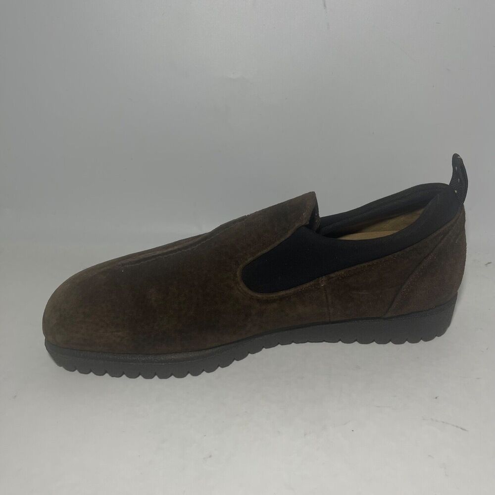 HUSH PUPPIES Brown LEATHER Women Size 8.5 M Loafers Comfort Shoes - Picture 6 of 11